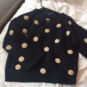 Polka dot sweater