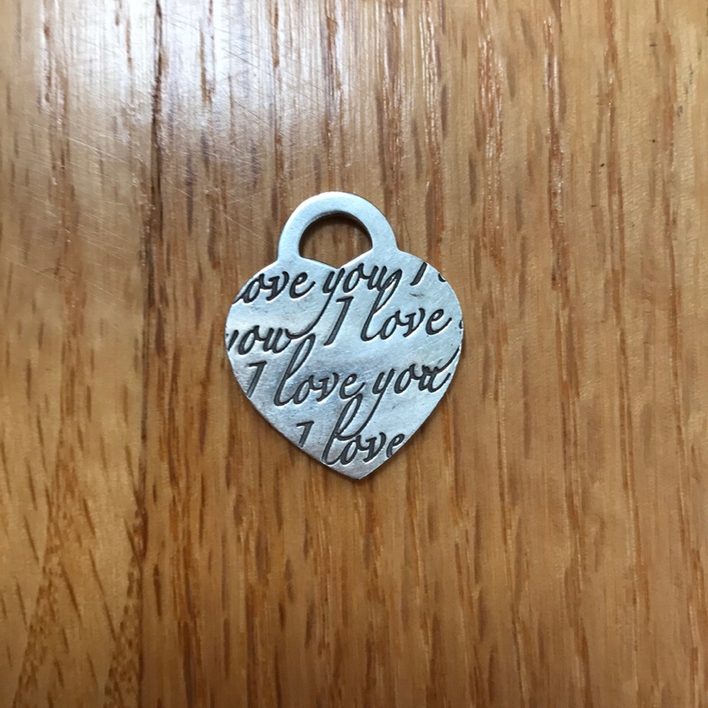 Tiffany and Co I Love You Necklace Charm
