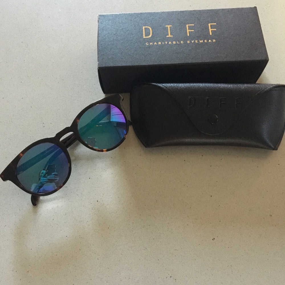 Charlie-Tortoise Frame- Blue Mirror Polarized Lens