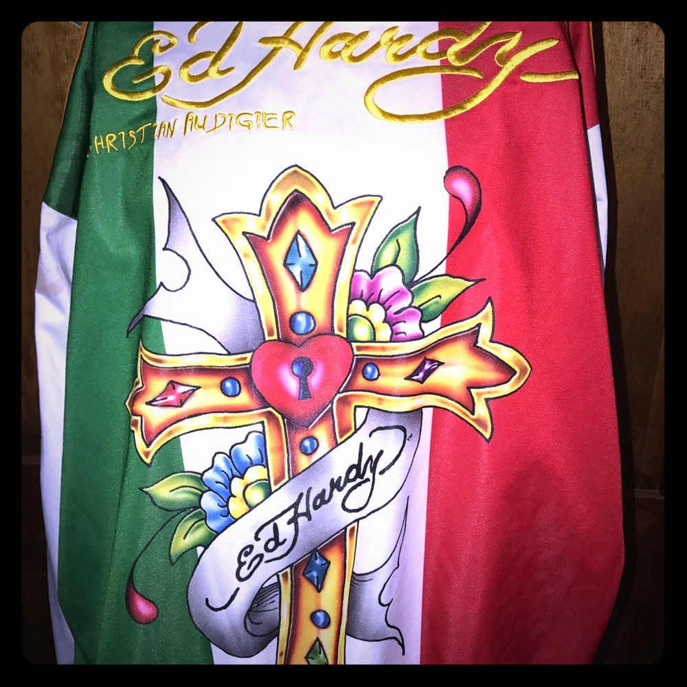 Ed Hardy by Christian Audigier jacket for Mexico