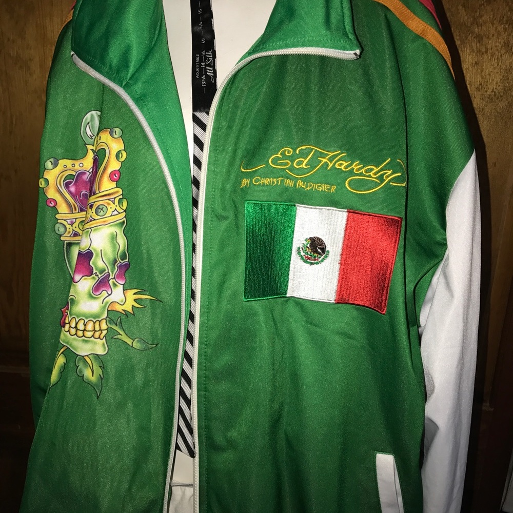 Ed Hardy by Christian Audigier jacket for Mexico - Picture 2 of 2