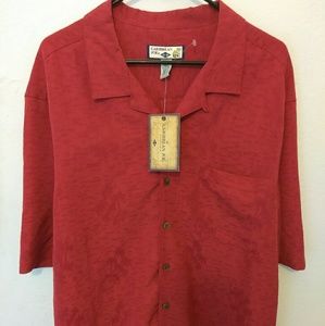 Carribean Joe Mens Size XL Bahama Hawaiian Shirt