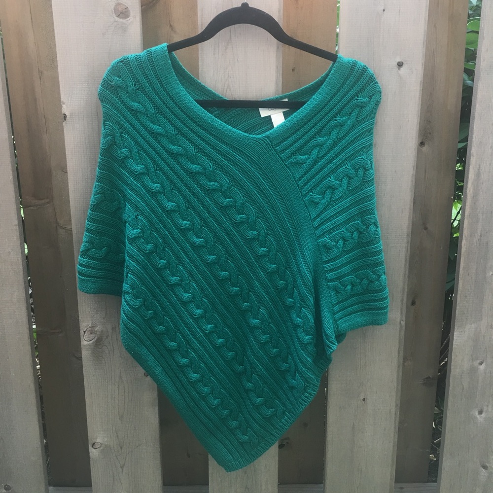Ann Taylor Loft Green Shawl OS