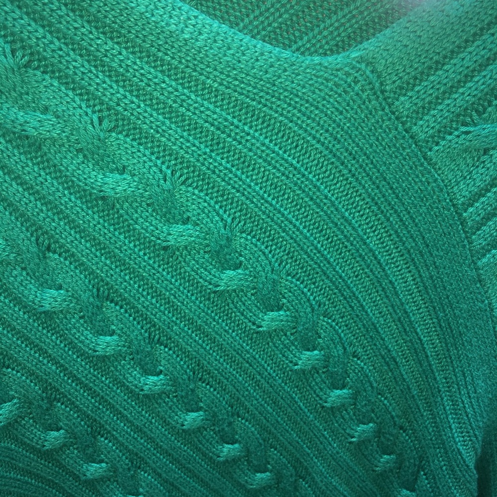 Ann Taylor Loft Green Shawl OS - Picture 3 of 4