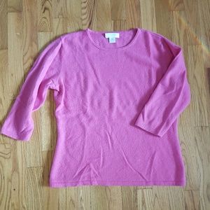 3/4 sleeve Cashmere Sweater! Perfect for fall!