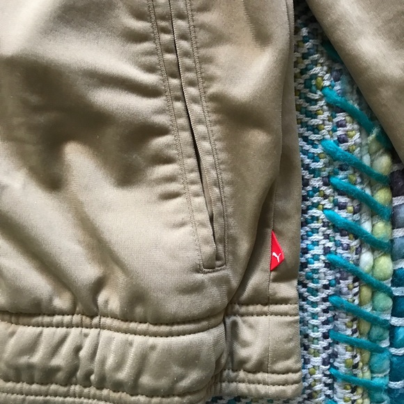 Original Puma Track Jacket Tan/Pink Size M - Picture 6 of 7