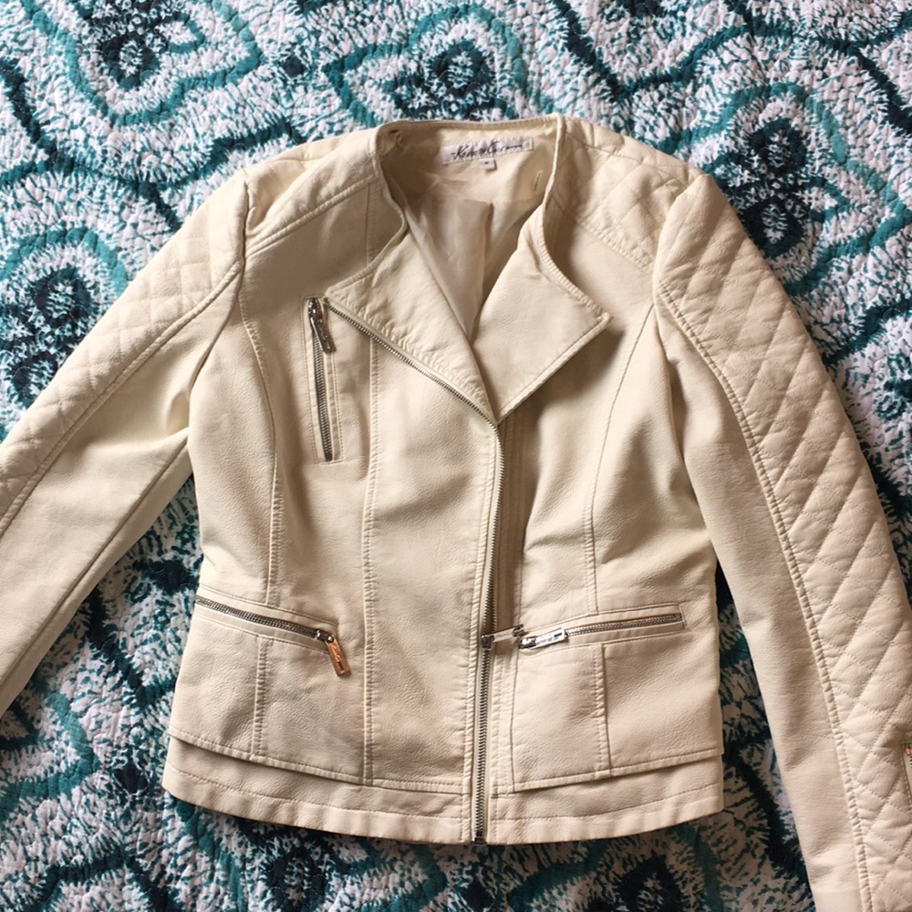 Kenneth Cole faux leather jacket