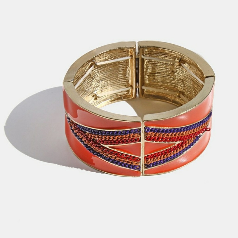 Metal stretch bracelet