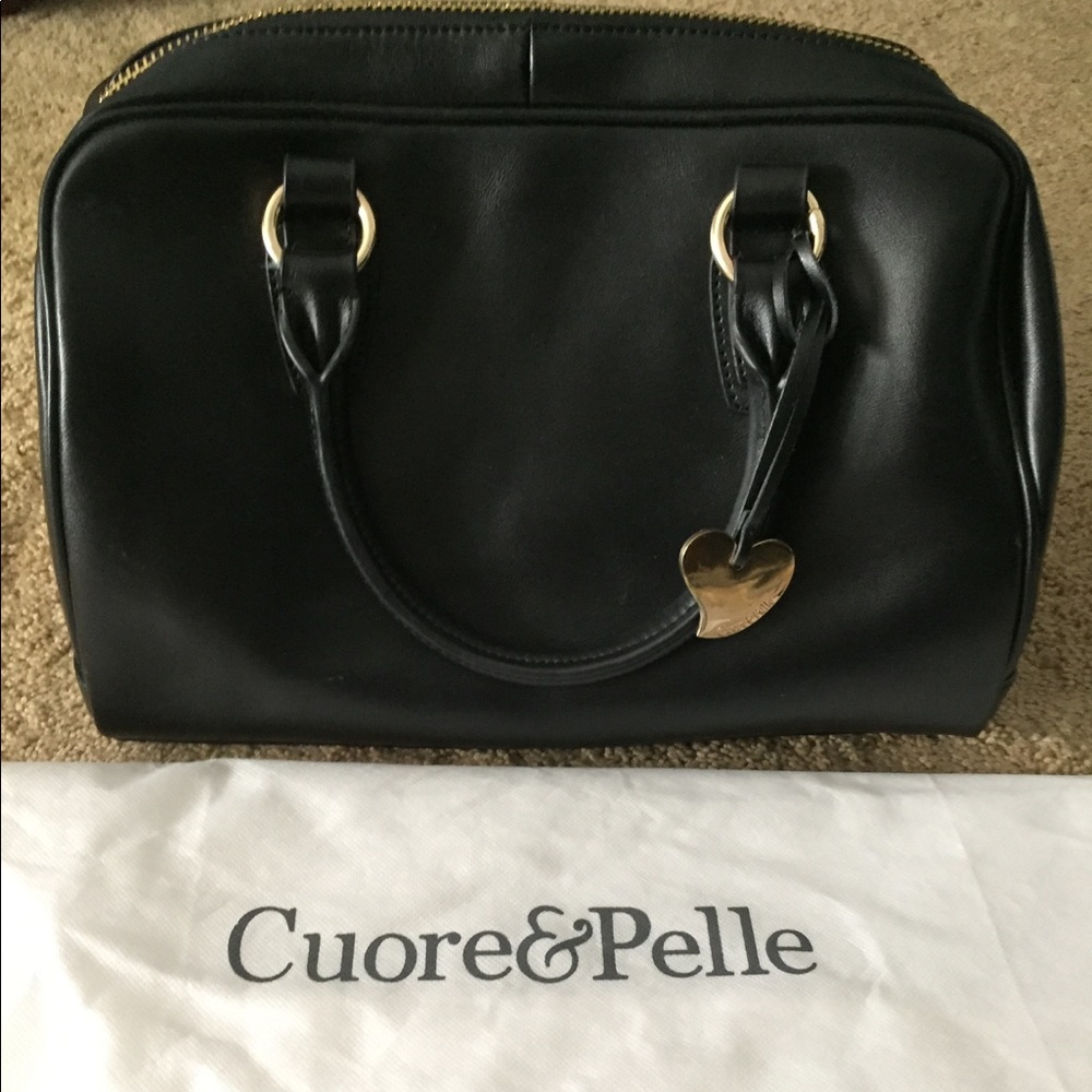Cuore&Pelle Celeste Satchel Handbag