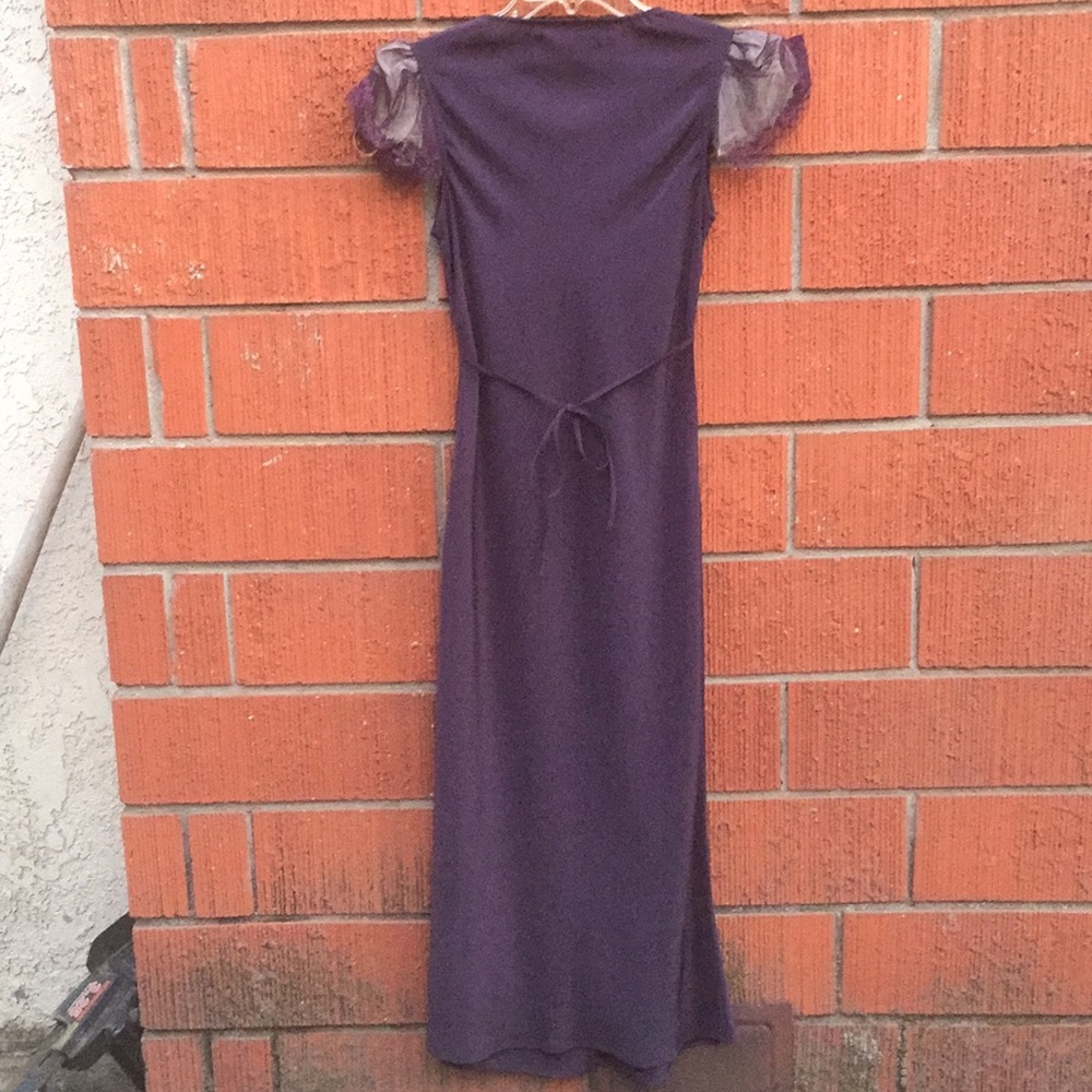 Free People beautiful dark/royal purple dress - Picture 3 of 7