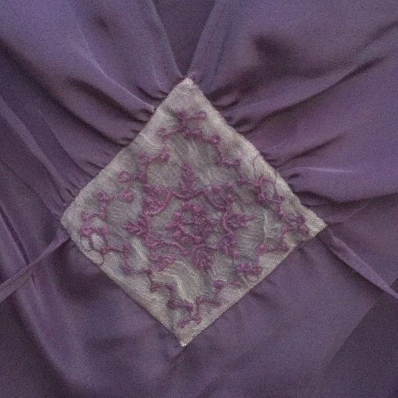 Free People beautiful dark/royal purple dress - Picture 5 of 7