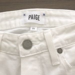 Paige White distressed jeans
