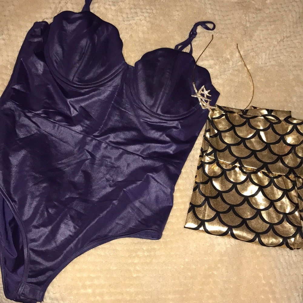 Mermaid Halloween Costume Set!