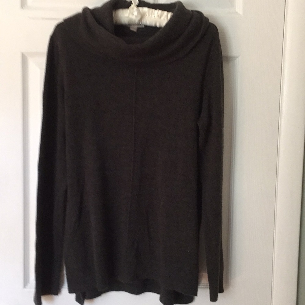 Sweater tunic cowl neck