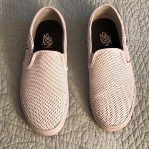 Vans perforated slipons