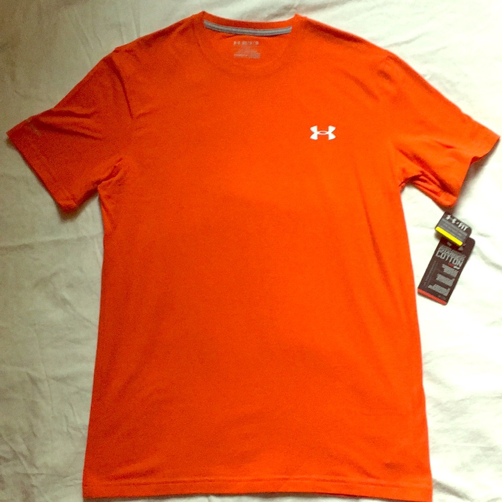 NWT Orange Under Armour t-shirt