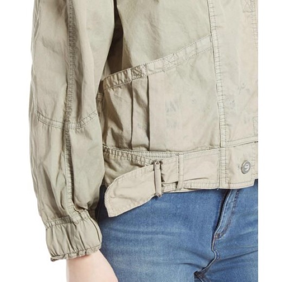 Free People Small Green Parachute Jacket  NWT! - Picture 3 of 6