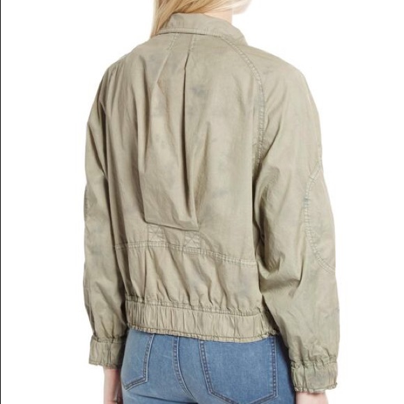 Free People Small Green Parachute Jacket  NWT! - Picture 4 of 6