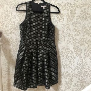 Banana Republic Black & Gold Dress