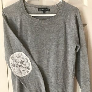Stitch Fix Sweater with Lace Elbow Patches