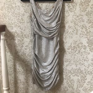 Express Gold and Silver Dress