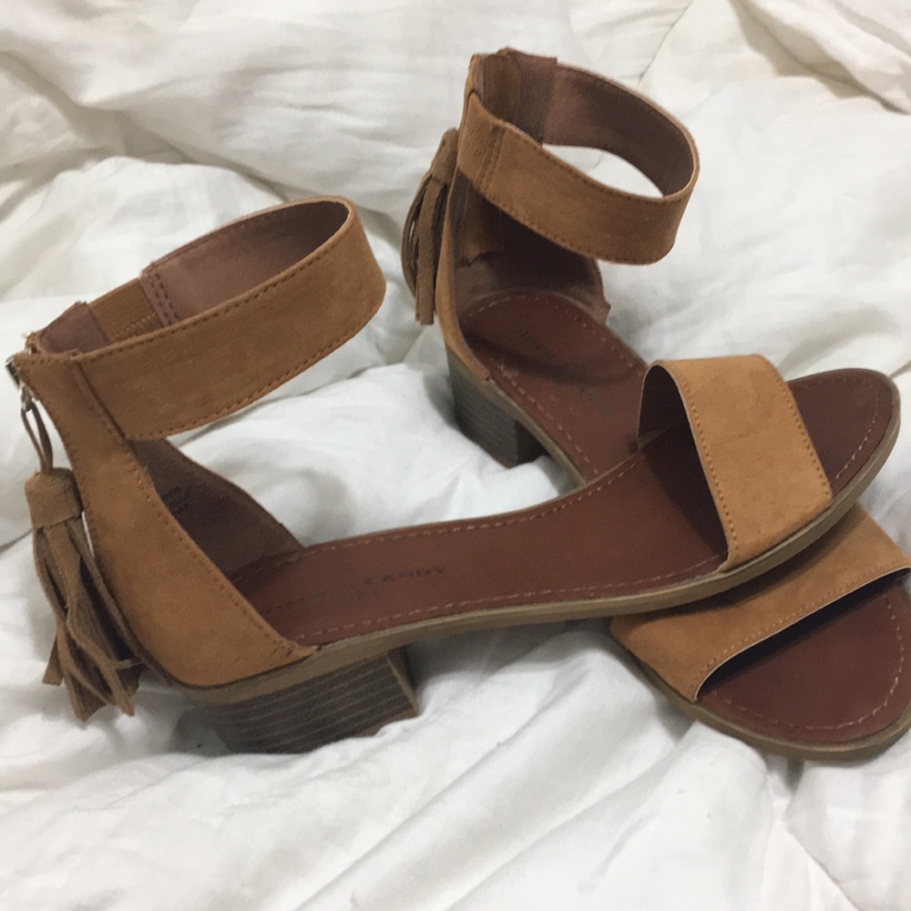 Brown Ankle Strap Sandals