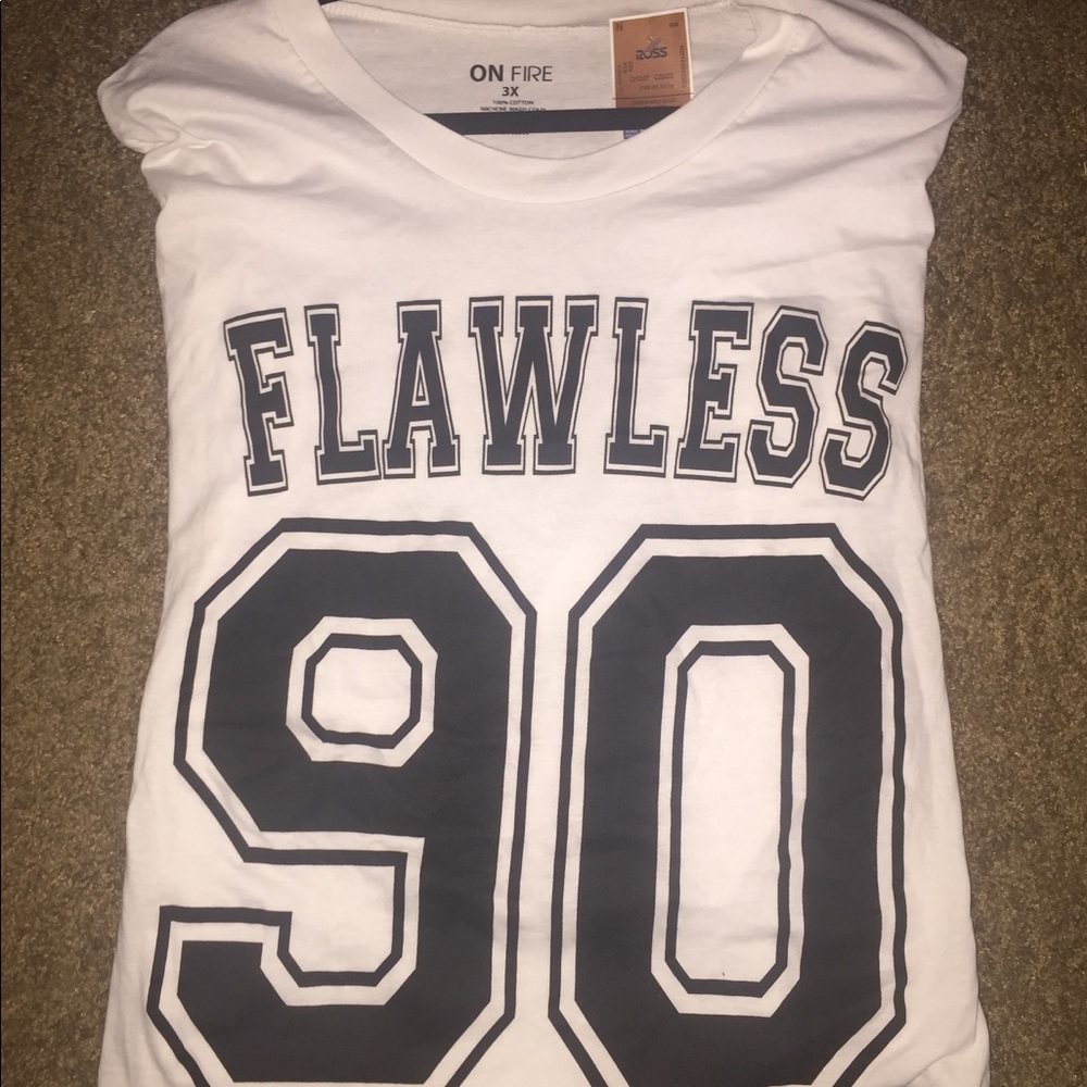 Brand New! Never worn Flawless Tshirt (90s babies)