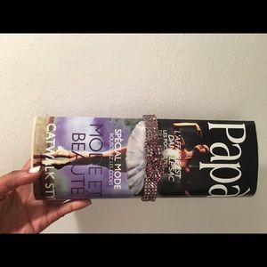 Super stylish magazine clutch