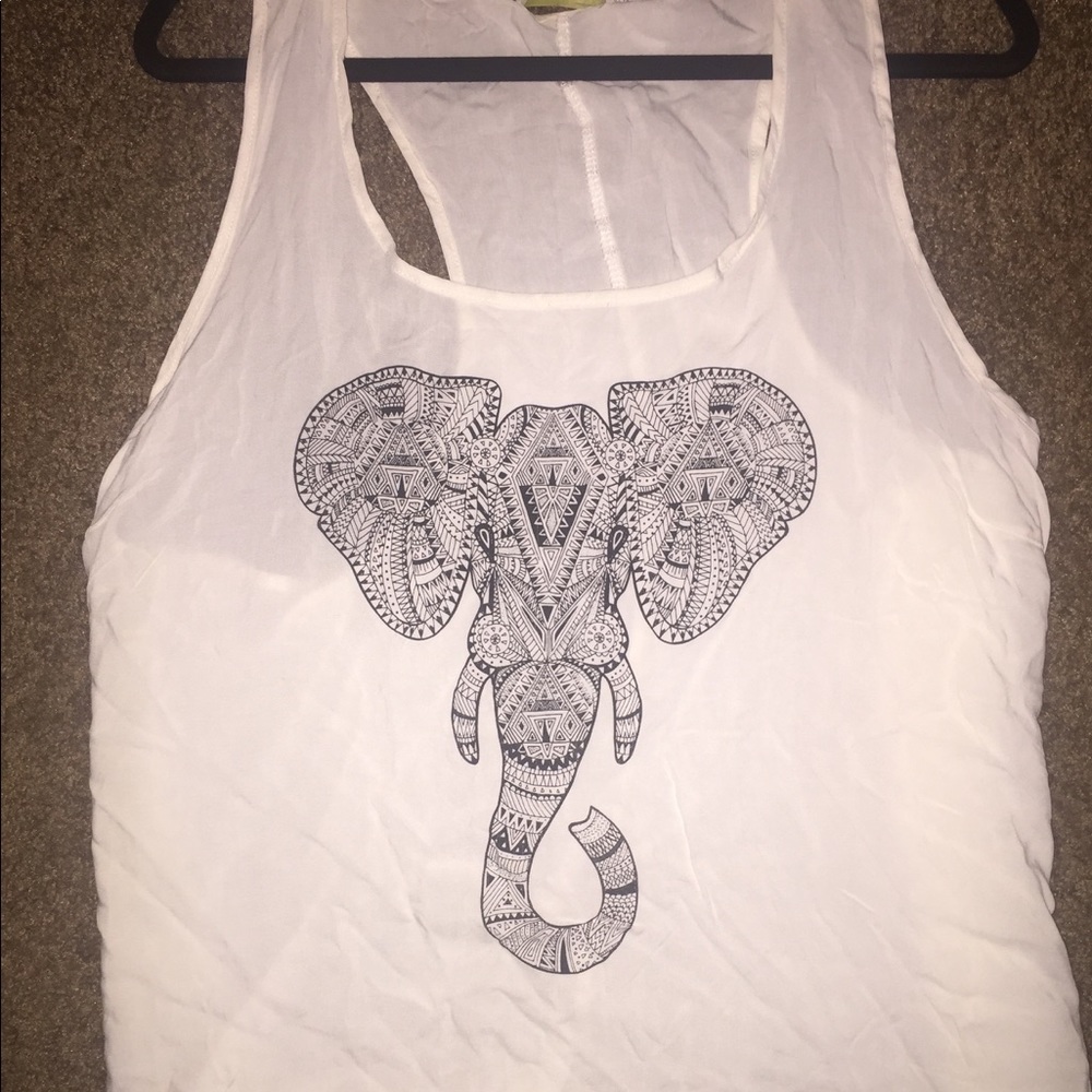 Brand New! Never worn Tribal Elephant shirt