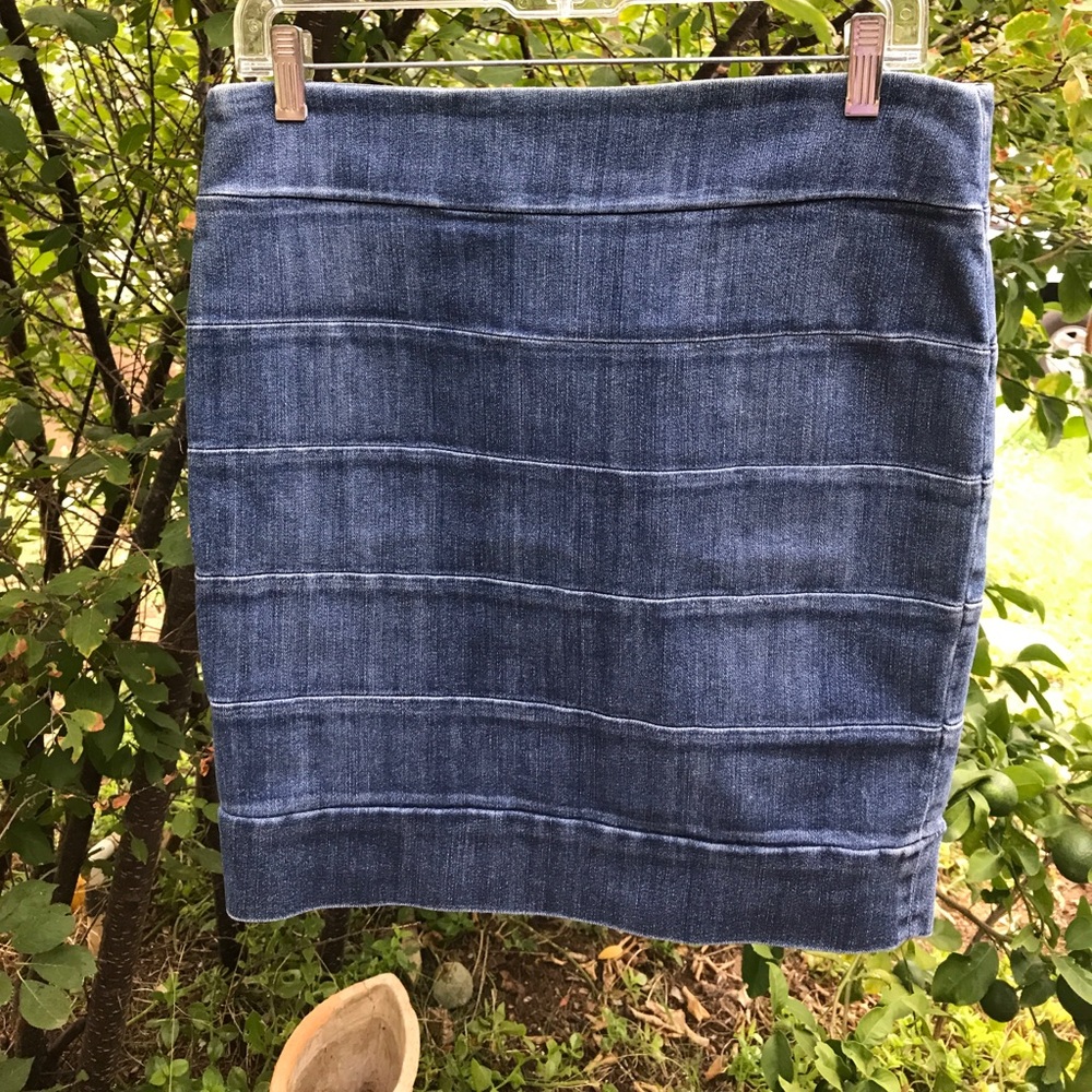 Current/Elliott denim pencil skirt