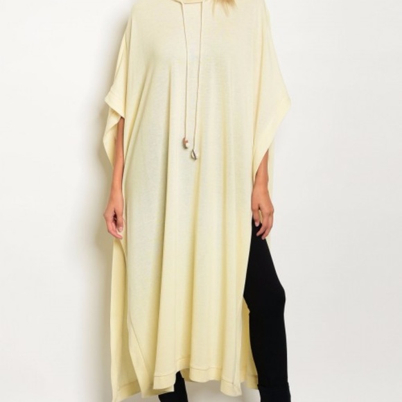 1 LEFTCLASSY CREAM TUNIC SWEATER - Picture 3 of 3