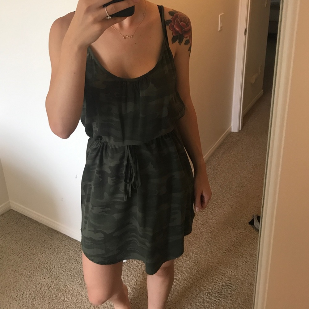sanctuary camouflage print dress