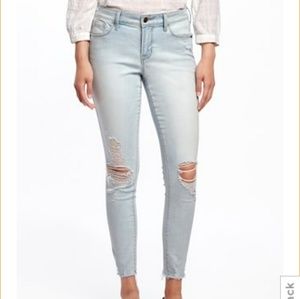 Old Navy Rockstar Light Wash Ankle jegging