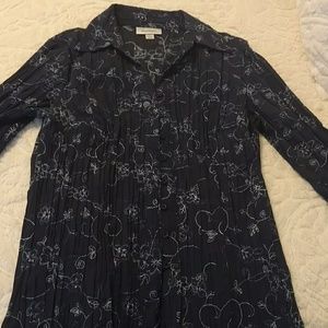 Navy blue women's Dress Barn size small