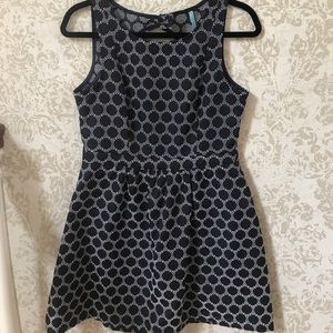 Navy and White dress by Moonlight