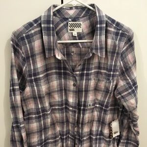 VANS flannel Ladies Size Large