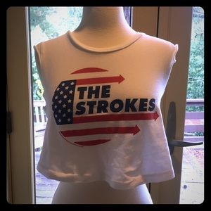 Official strokes sleeveless tee