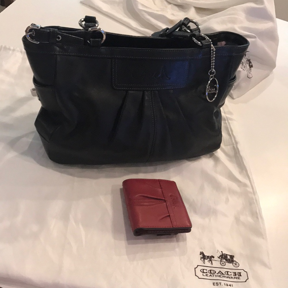 Authentic Coach leather purse