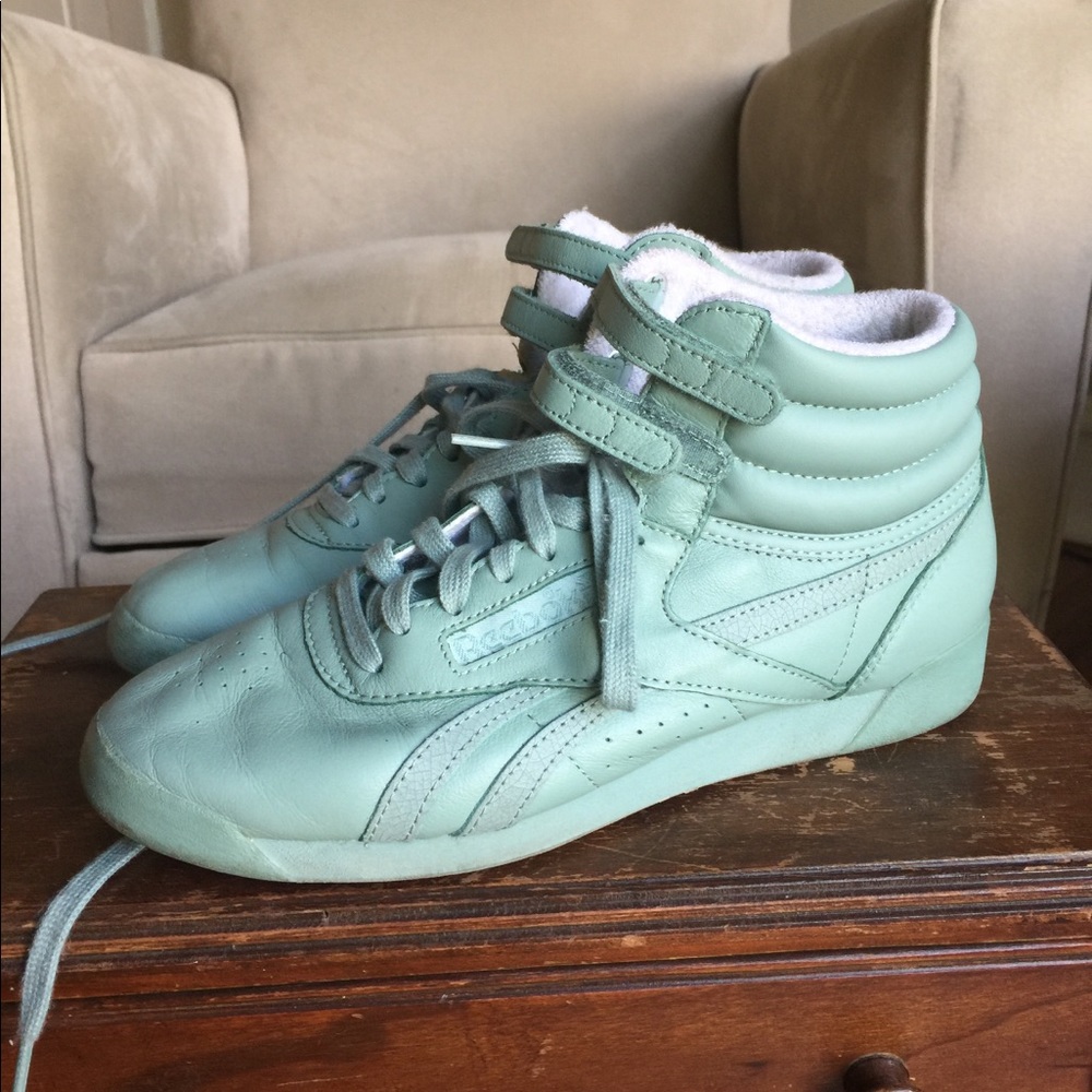 FreeStyle Hi Spirit Mint Reebok High Tops🏃🏻‍♀️✨