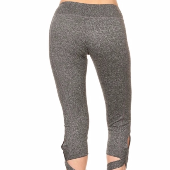 RESTOCKED!Black tie up leggings/yoga pants. - Picture 5 of 6