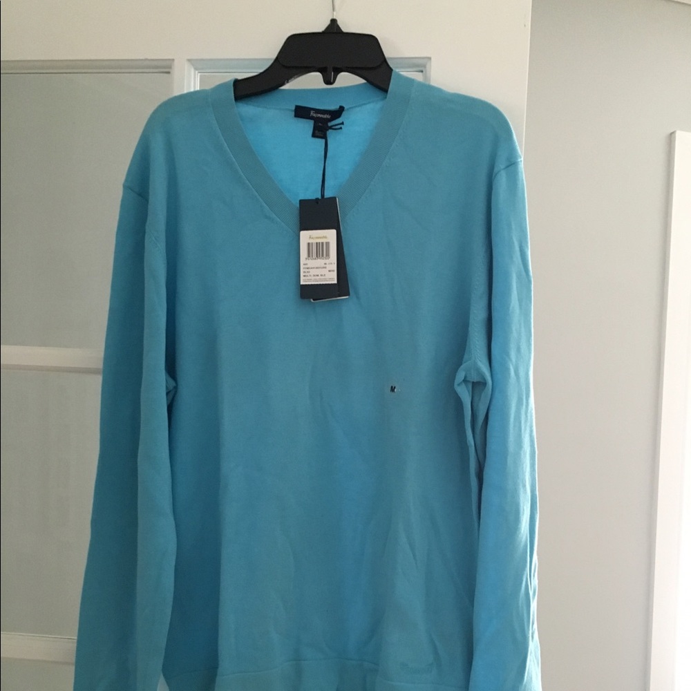 Facconable blue career sweater M