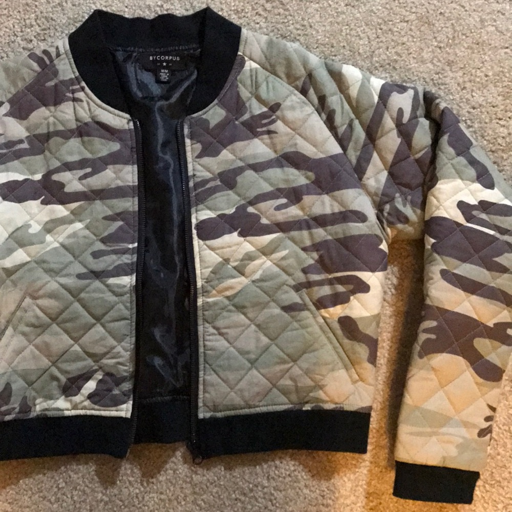 BYCORPUS Camo Bomber