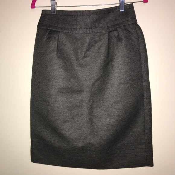 Philosophy di Alberta Ferretti Skirt Grey (Gray) Pencil Skirt Sz 6 EUC Designer - Picture 4 of 8