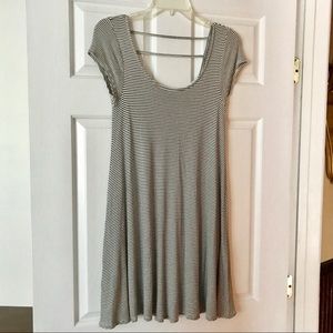 American Eagle Striped T Shirt Dress