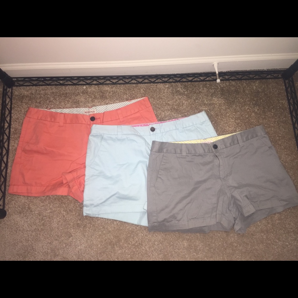 3 pairs of Merona past season shorts