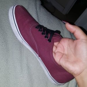 Women Maroon Vans