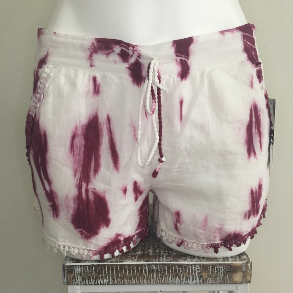 Tye Dye Boho Festival Shorts