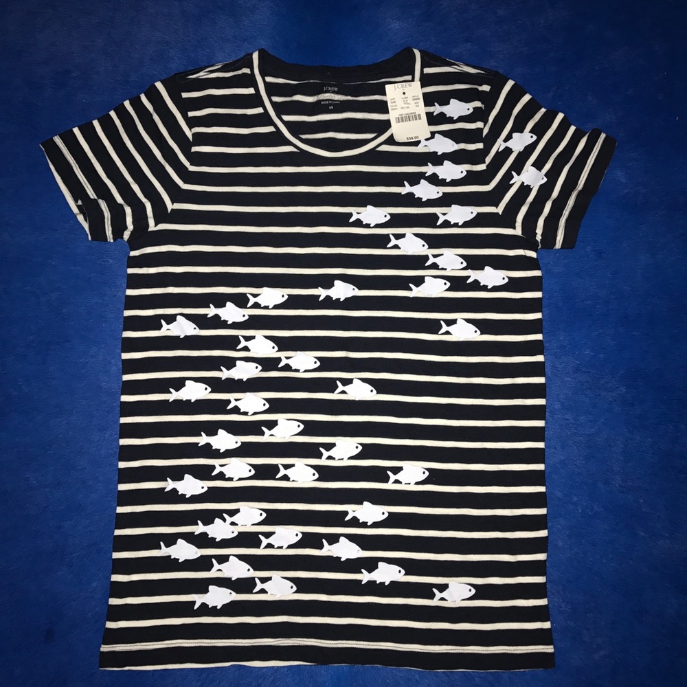 JCrew Striped Tee
