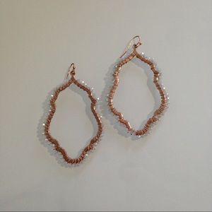 Anthropologie Beaded Drop Earring