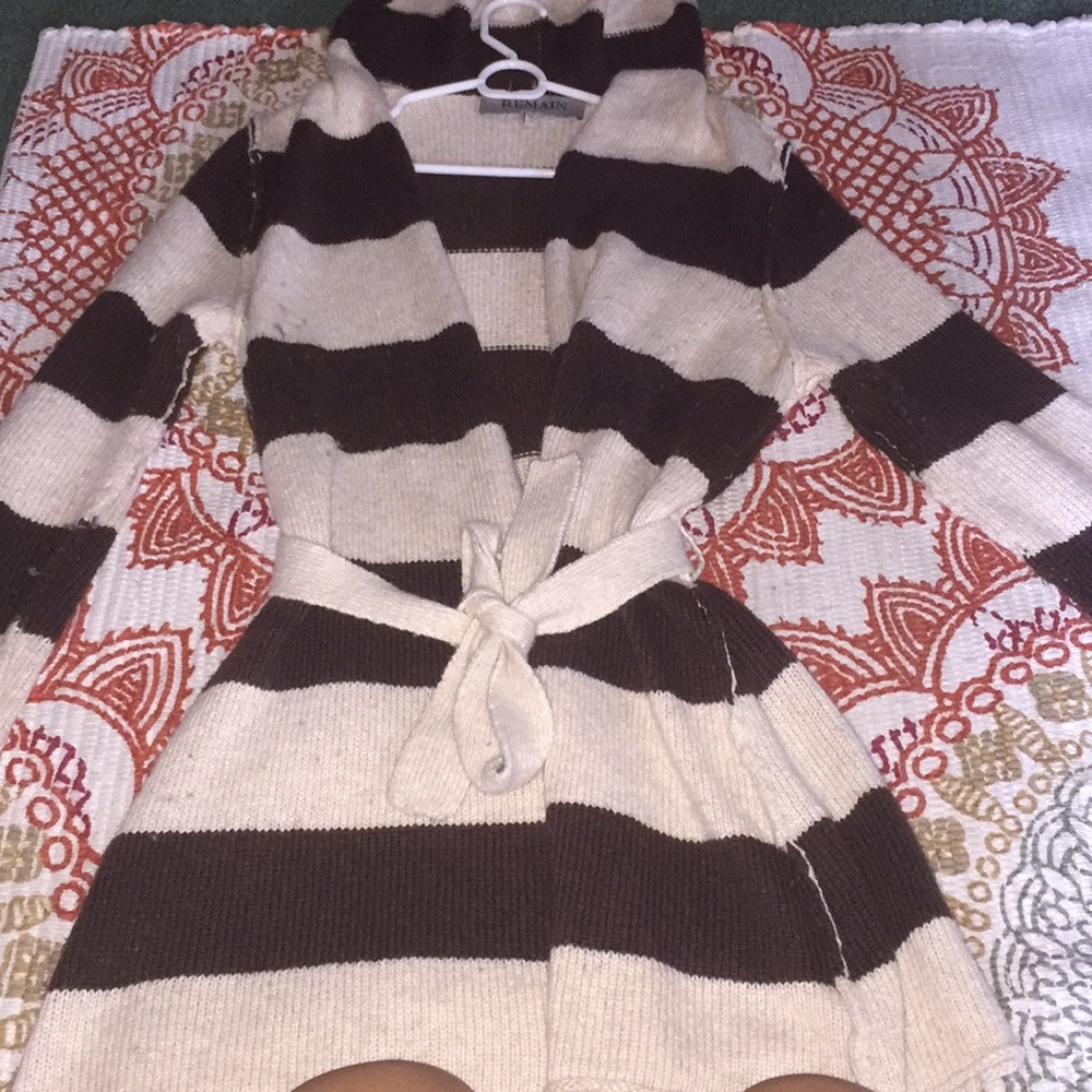 Striped cardigan
